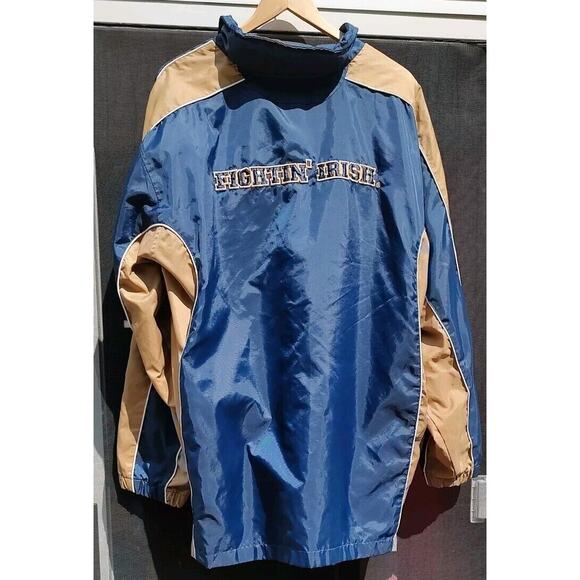 Vintage G-III Notre Dame Fighting Irish Full Zip Jacket - LARGE - Picture 4 of 11